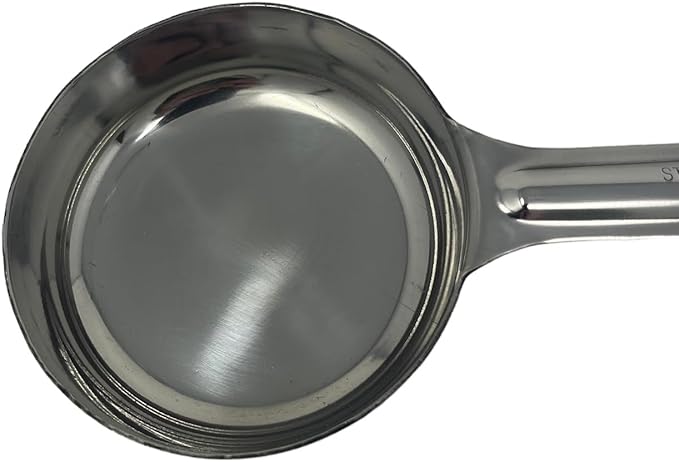 Generic 2 Pack - 6 oz. Portion Control Scoops, Spoodles - Black Handle Food Serving Spoon, Single Knife, Silver, MCP06E