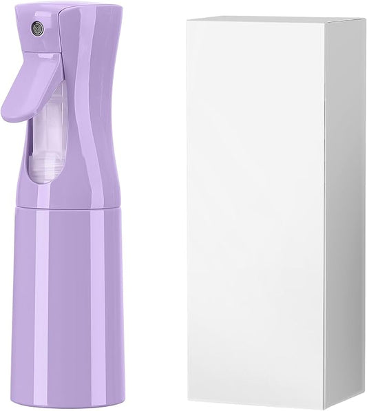 KAIZHOUZHOU(Purple Hair Mister Spray Bottle，Spray Water Bottle Fine Mist Refillable Plants（6.8OZ /200ML） Barber，Showering Pets, Plants, travel, Ironing and Cleaning ﻿ ﻿ ﻿(Continuous Spray)