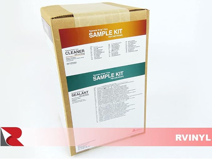Avery Dennison Supreme Wrap Care - Power Cleaner, Sealant and Micro Fiber Cloth - Professional Quality Car Vinyl Installation Kit - Sample Pack