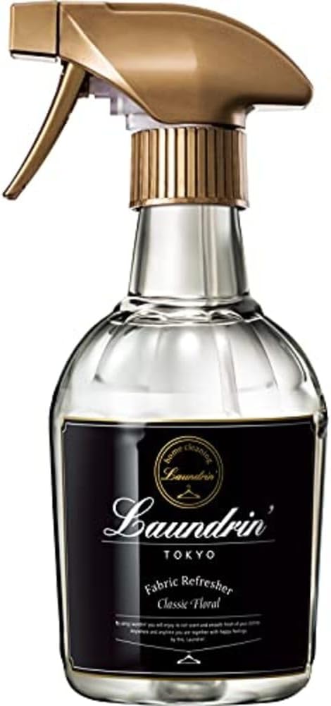 Laundrin Fabric Refresher Spray - Classic Floral, 300ml Odor Eliminator | Pet odor eliminator for home, room essentials fabric spray for mattress, curtain, sofa, carpet, furniture & bedding