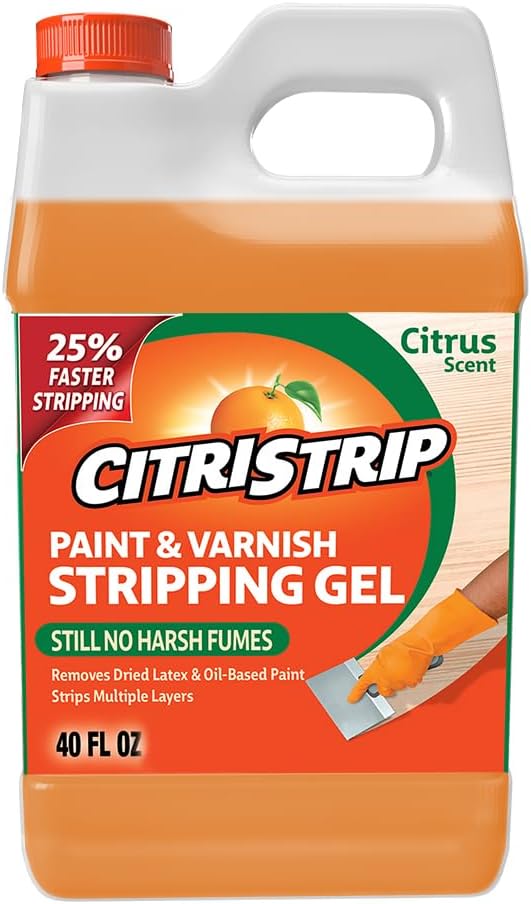 Citristrip® Stripping Gel, Citrus Stripper Paint Remover, 40 oz