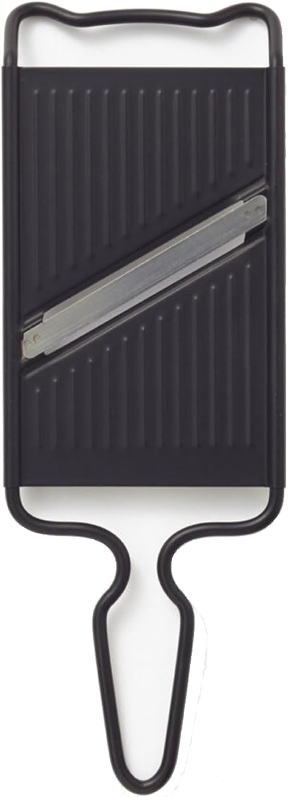 Japanese Double-Edged Slicer, Mandoline, Stainless Steel, Made in Sanjo, Japan, Black
