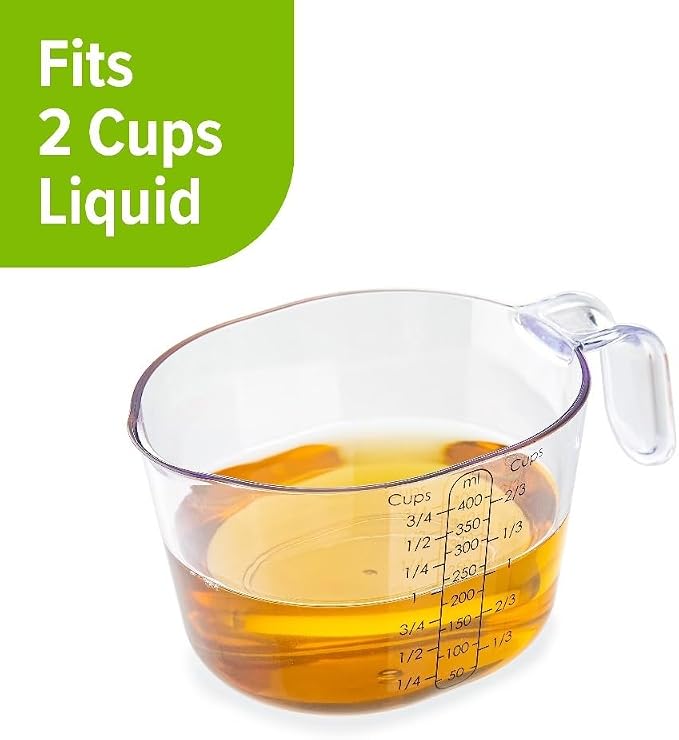 15 Piece Measuring Cups and Spoons Set with Magnetic Handles | BPA-Free Materials, Dishwasher Safe, Nested Design, 8 Cups & 7 Spoons, Compact Storage