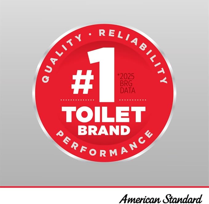 American Standard 215TA104.020 Cadet PRO Two-Piece Toilet, Seat not Included, Extra Tall Height, Left-Hand Trip Lever, 12-Inch Rough, Elongated Front, White, 1.28 GPF (Pack of 2)