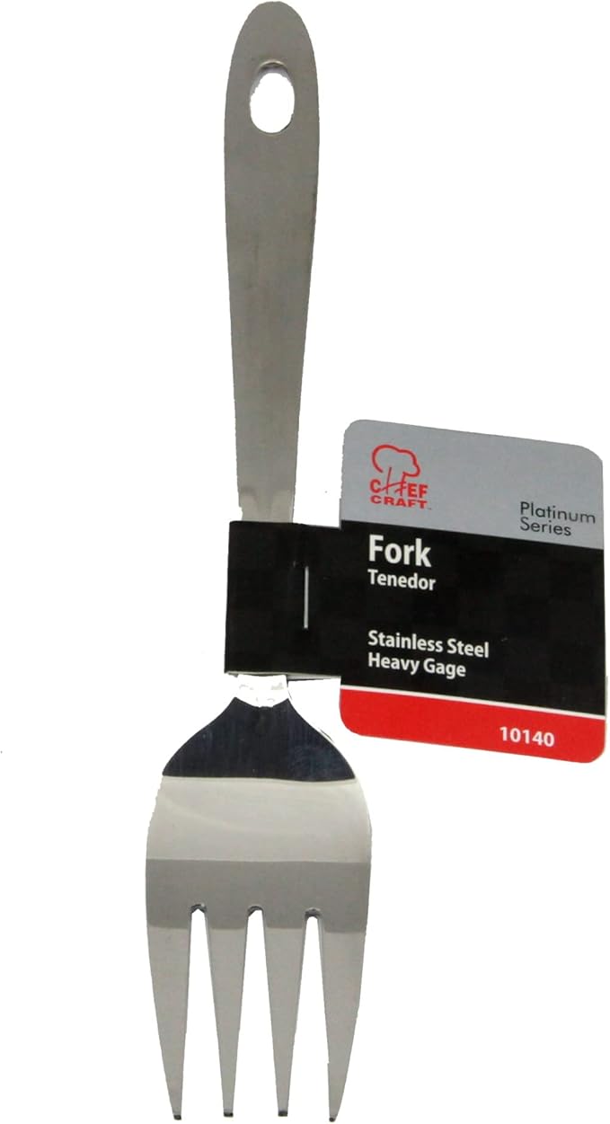 Chef Craft Select Meat and Potato Fork, 9.25 inch, Stainless Steel