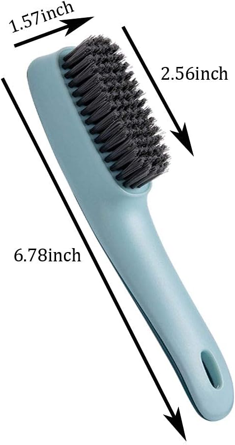 Laundry Brush Shoe Brush Shoe Cleaning Brush Scrub Brush for Stains,Household Cleaning Clothes Shoes Scrubbing,Household Cleaning Brushes Bathroom Ergonomics Grip Easy Hold Pack 2