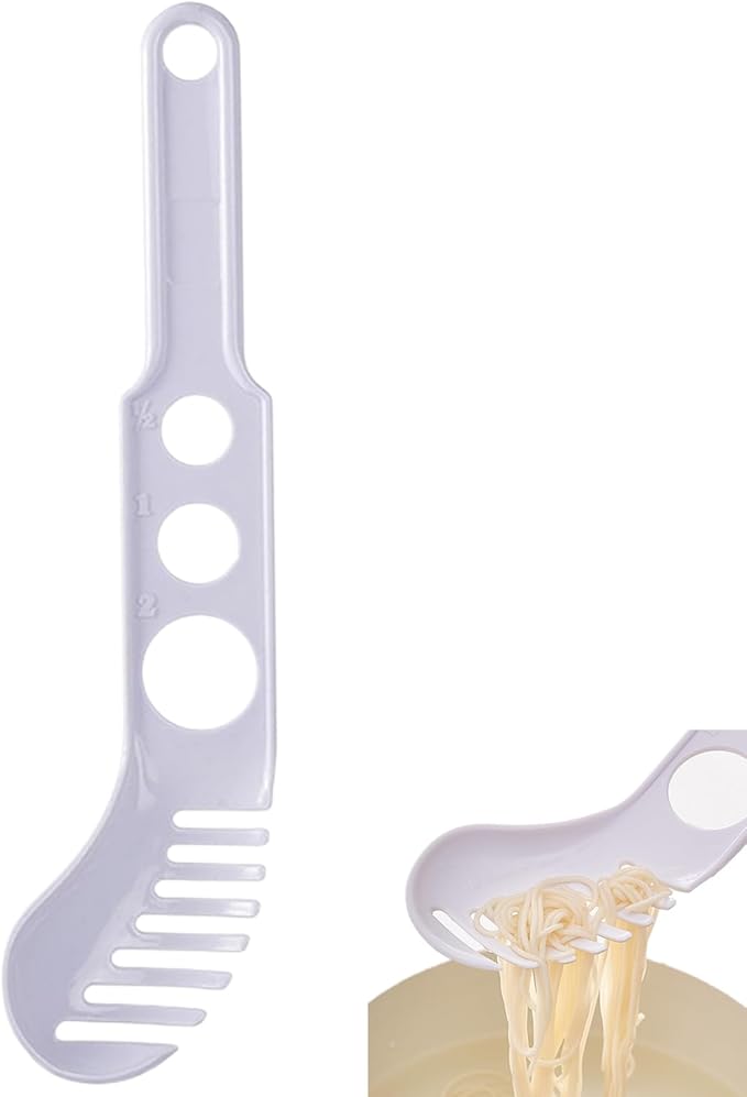 Spaghetti Measurer Tool Spoon Pasta Ladle Tool for Cooking, Multifunctional Kitchen Spaghetti Utensil for Restaurants Homes Hotels