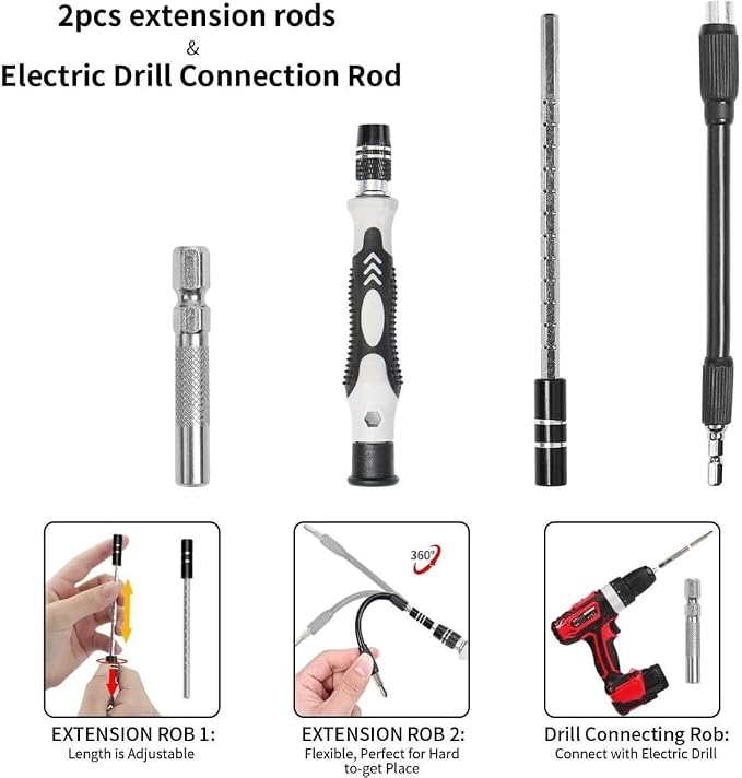 Ultimate 117 in 1 All-in-One Precision Screwdriver Kit: Professional Magnetic Tool Set for MacBook, iPhone, PS5/PS4/Xbox Console, Laptop, Watch, Electronics Repair