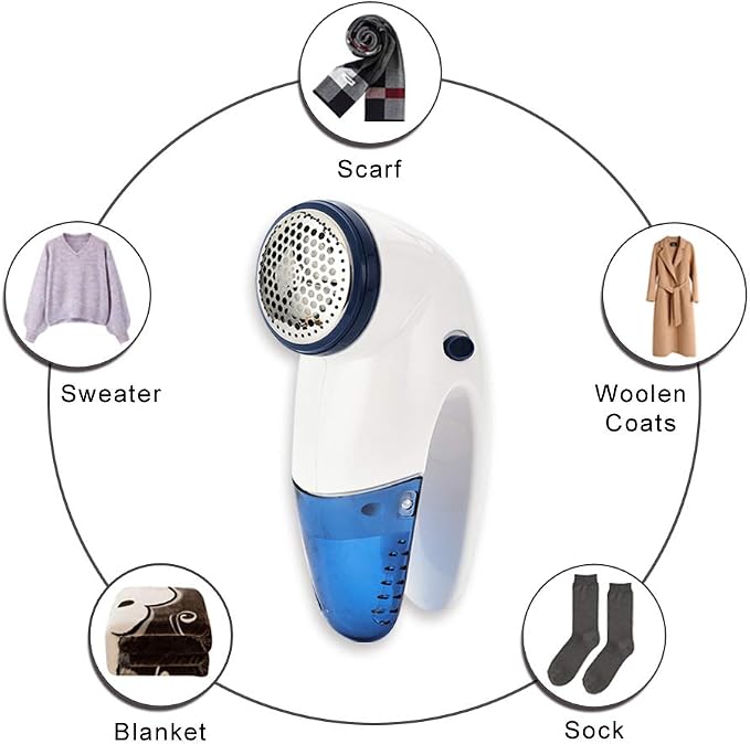 Portable Lint Remover, Fabric Shaver for Sweaters, Clothing and Furniture Fuzz
