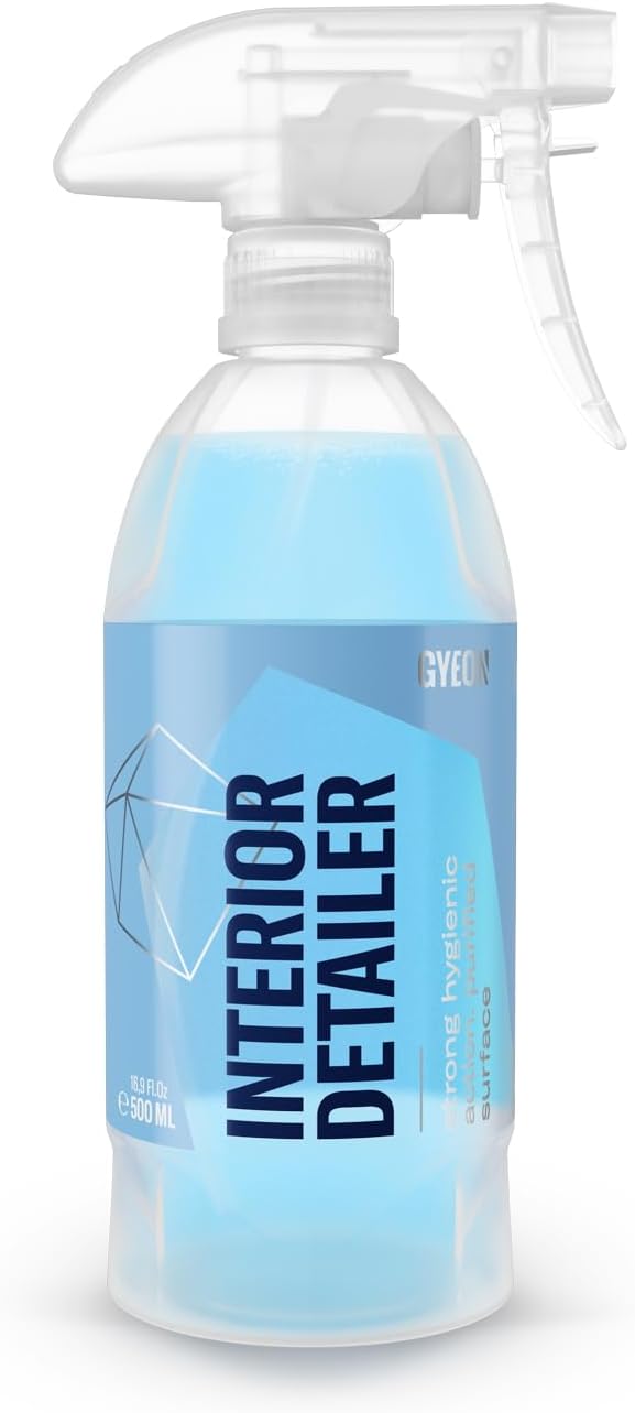 Gyeon Interior Detailer Streak Free Satin All-Surface Interior Cleaner | All-surface interior cleaner for leather, plastic, vinyl, fabric, and screens — matte finish with no shine or residue 500ml