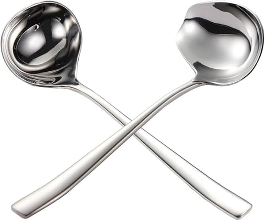 Small Gravy Sauce Ladle,18/10 Stainless Steel Ladle With Pouring,Dishwasher Safe.