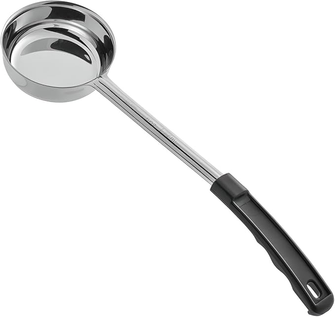 OCS Parts 2-Pack 6 Ounce Perforated and Solid Portion Spoons | Stainless Steel Dishwasher Safe Kitchen Multipurpose Portion and Serving Spoons