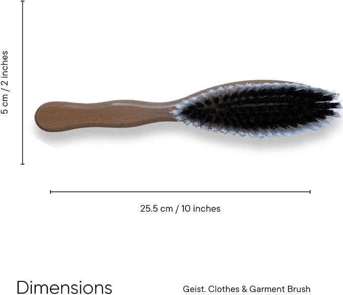Clothes & Garment Brush | for Leather, Suede, Nubuck, Velvet, Cashmere, Alcantara and Other Fabrics | for Furniture, Clothing and Accessories