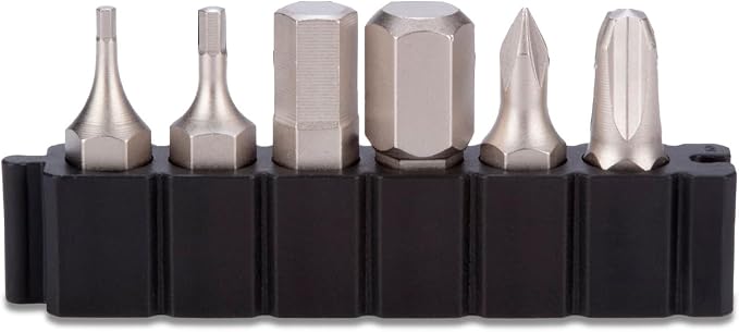 Fix It Sticks Shooting/Hunting Bit Pack w/Holder Included | Multi-Purpose Durable Corrosion-Resistant Compact Gunsmith General Maintenance Add-On Bit Set, Compatible with 1/4" Drivers