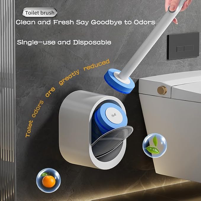 56pc Refills Disposable Toilet mats Brush Cleaning System, Toilet Cleaning Brush,No Handle or Base，Toliet Wand Refills,Toilet Bowl Clean Refill Pads,Toilet Scrubber Refill