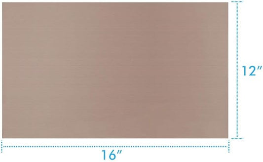Selizo 4 Pack Teflon Sheet for Heat Press, Non-Stick Craft Mat, Teflon Heat Transfer Press Sheet for T Shirt Press Machine (12" x 16")
