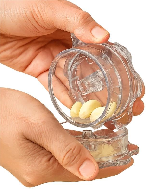 Angel’s Peel Lounge Garlic Mincer (Clear)