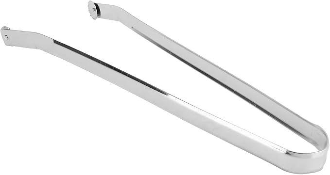 BBQ Sausage Turning Tongs, 304 Stainless Steel Long Handle Kitchen Tongs for Cooking Smooth Turning Action Sausage Grilling Tongs for Bacon Steak Meat Vegetables