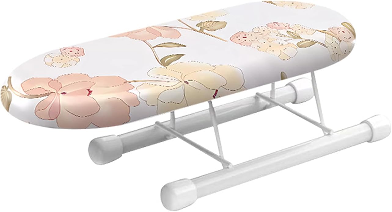 10.2-inch mini ironing board, portable and foldable small ironing board, with a cover, suitable for ironing collars, cuffs, shoulders, and corners