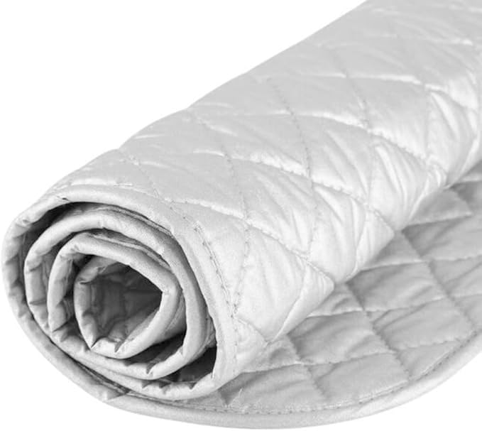 Portable Ironing Mat Blanket for Table Top, Iron Board Alternative Cover Foldable Ironing Board Replacement Quilted Washer Dryer Heat Resistant Pad (No Magnet,Color:85x45cm)