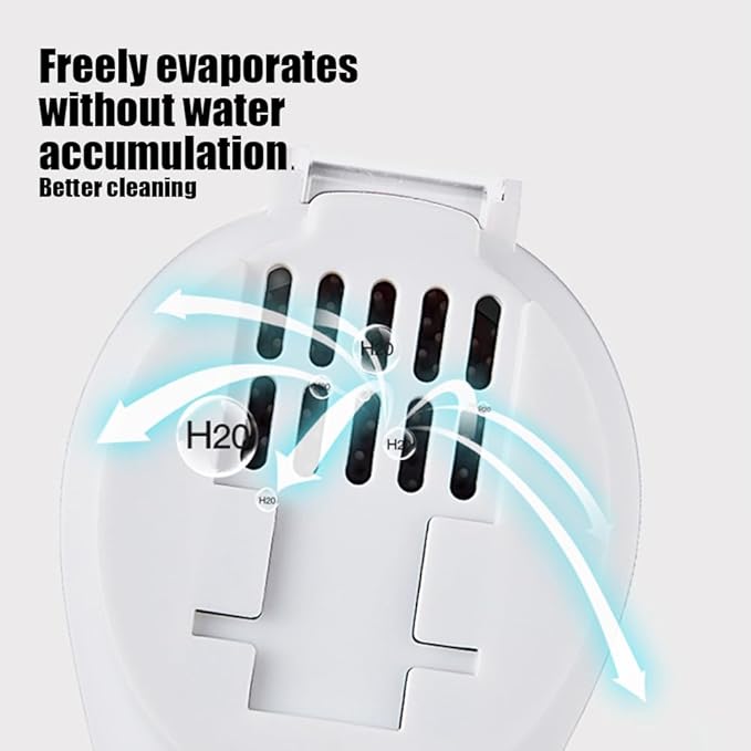Modern Flexible Silicone Toilet Caspa for Home, Modern Home Flexible Silicone Toilet Brush, Wall Mounted Silicone Toilet Brush and Holder Set with Dispenser, Automatic Opening & Closing (1-A)