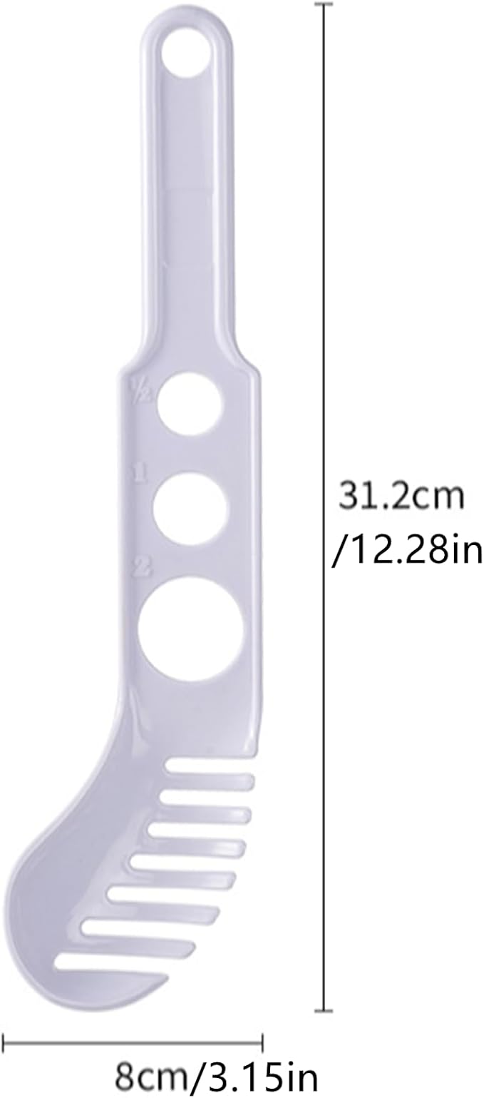 Spaghetti Measurer Tool Spoon Pasta Ladle Tool for Cooking, Multifunctional Kitchen Spaghetti Utensil for Restaurants Homes Hotels