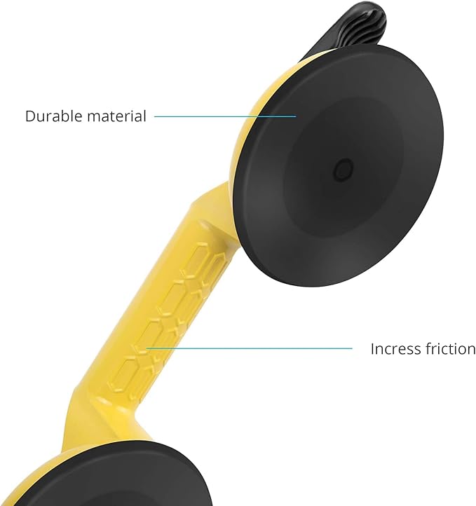 FCHO Floor Gap Fixer Tool for Laminate Floor Gap Repair Include Suction Cup and Mallet (Can't use on scraped surface floor)-Yellow Kit | Vinyl Floor Gap Repair Tool With Suction Cup Mallet Can't use on scraped surface floor, Smooth Surface Use