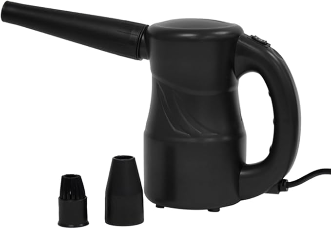 XPOWER A-2S Cyber Duster - Plug-in Electric, Multipurpose Duster and Air Blower with 2 Speed Settings of 39000/28000 RPM and 10-Foot Power Cord (Black)