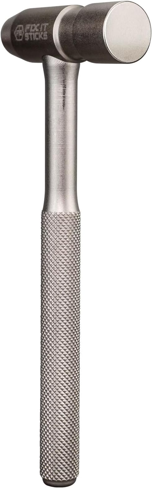 FIX IT STICKS Armorer's Hammer (FISHMRP) | Portable Nickel Plated Steel Hammer w/1/4" Magnetic Socket | Multi-Function Gunsmithing Tool w/Interchangeable Hammer Heads