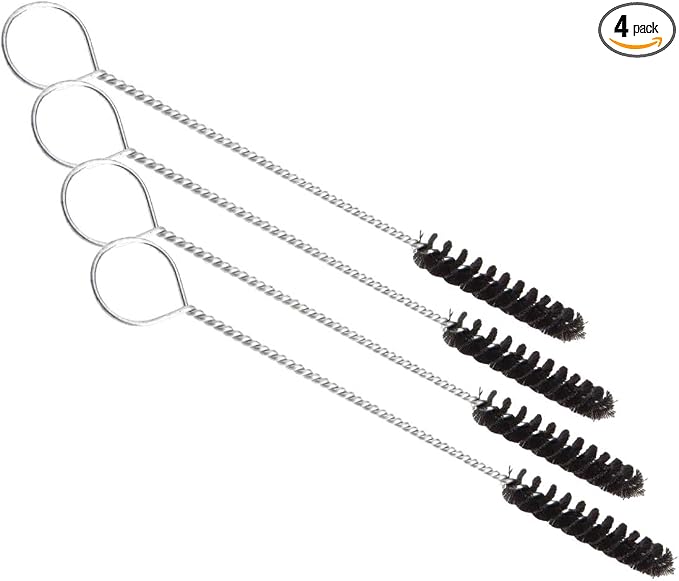 Forney 70485 Tube Brush, Nylon with Wire Loop Handle, 8-1/2-Inch-by-1/2-Inch (Pack of 4)