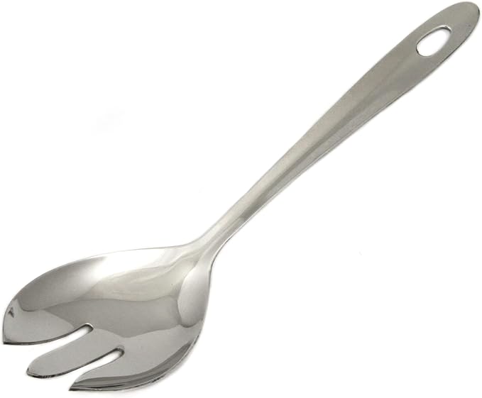 Chef Craft Select Small Salad Serving Fork, 9.5 inches, Stainless Steel