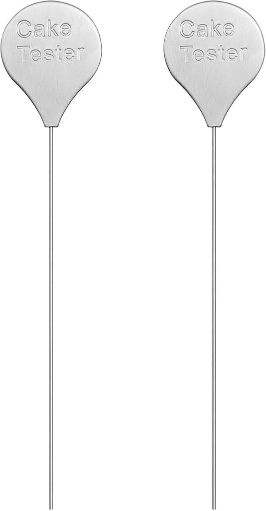 Cake Tester, 2 Packs Cake Testers for Baking and Cakes Testing Stick Doneness Endurance CakeTester Skewer 7.9 in Stainless Steel Rondauno
