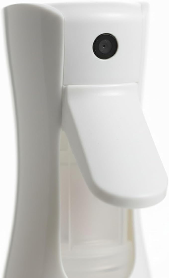 Mist Spray Bottle 200ml – Fine Mist Sprayer for Hair, Plants, Cleaning & Skincare | Refillable Salon Quality Water Mister, (Non-Toxic BPA Free) with White & Clear bottle (Pack of 2)