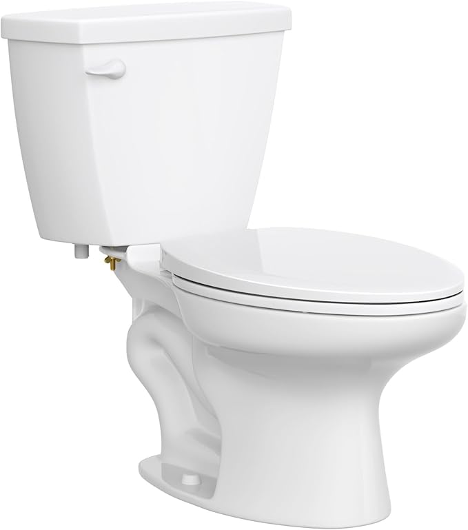 PROFLO PFCT301HE Complete 1.28 gpf Standard Height Elongated Two Piece Toilet with 12 in. Rough-In - White