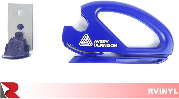 Avery Dennison Snitty Knife in Blue - Car Wrap Safety Cutting Tool for Craft Vinyl, Protection Films, Decorative Stickers Applications
