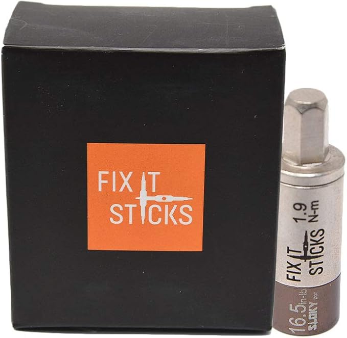 Fix It Sticks Field Hunting Outdoors Gun Maintenance Adjustable Fits 1/4in Bit T-Way Wrench Small Torque Limiter, 16.5 in-lb | Adjustable Fits 1/4in Tip T-Way Spanner, 16.5 In-Lb