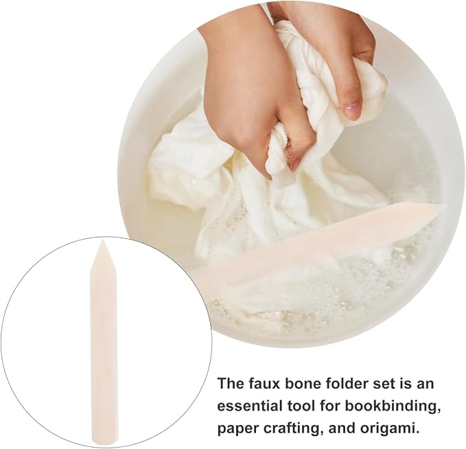 MAGICLULU Clothes Scraper Tool for Stain Removal Fabric Spotting Bone Laundry Stain Remover for Clothes and Fabrics 5.9in