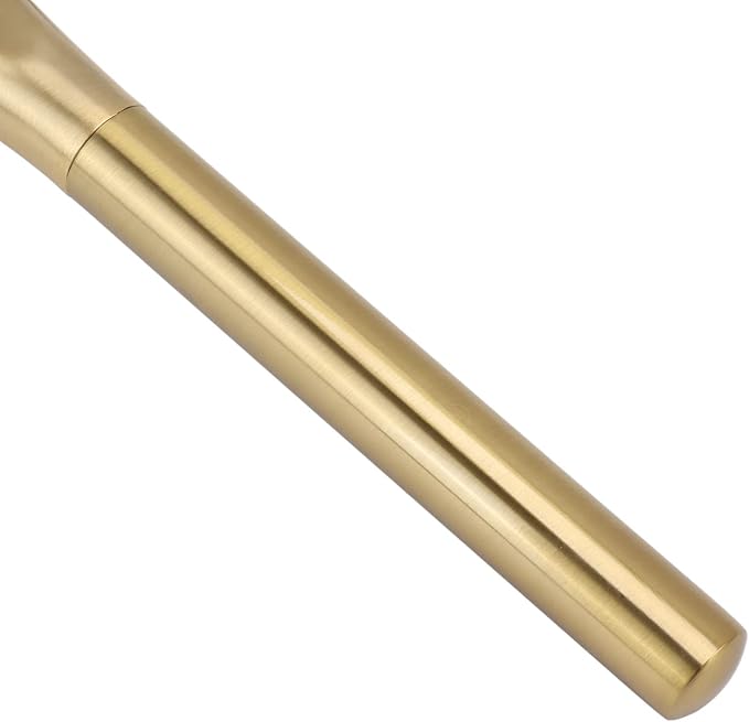 8.9x8.7inch Gold Shower Squeegee Window Squeegee with Hanging Hook | Stainless Steel Glass Wiper Squeegeer Cleaning Tool for Clean Ceramic Tile,Shower Door, Mirror,Window,Car Glass,Table Top
