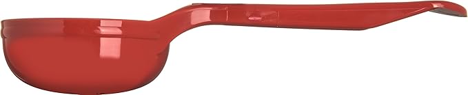 Carlisle FoodService Products 496205 Measure Miser Perforated Measuring Spoon with Short Handle, 2 Ounce, Red