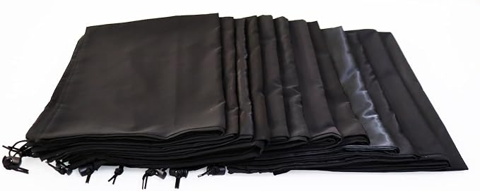 Extra Large Laundry Bag 30"x40" – 12 Pack Drawstring Bags for Family, College, Dorm & Apartment – Heavy Duty Reusable Storage Set – YETHAN