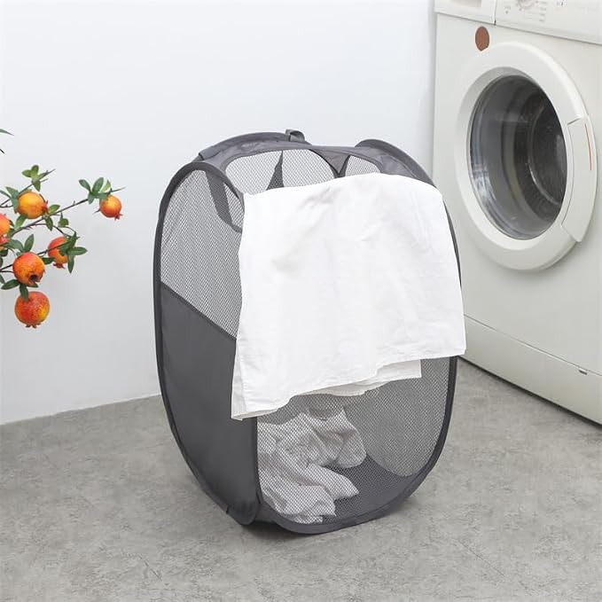 Extra Large Laundry Bags 7 Pack, Varied Colors | 1 Pack Pop Up Hamper, 6 Pack 30"x40" Laundry Bags, For College Dorm and Apartment Dwellers