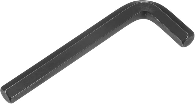 HARFINGTON Hex Key Wrench 12mm L-Shape Hexagon Metric Wrenches Chrome Vanadium Steel Repairing Tool for Home Repair, Black
