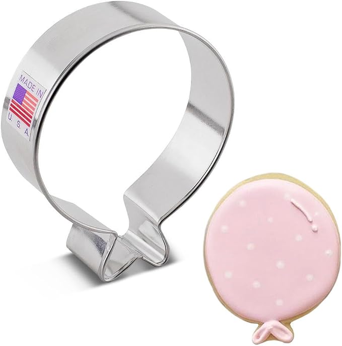 Ann Clark Balloon Cookie Cutter 3-1/4" Made in USA