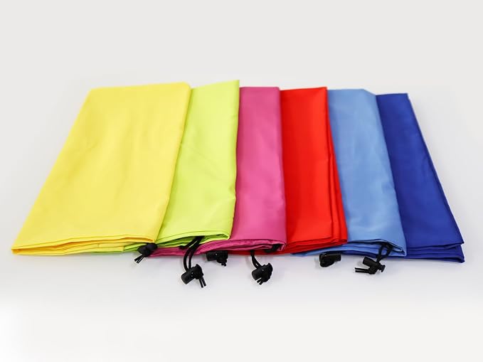 Extra Large Laundry Bag 30"x40", Varied Colors, 6 Pack | Travel Laundry Bags, Drawstring Closure, 30"x40", For college, dorm and apartment dwellers