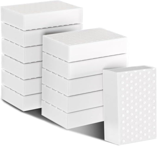 12 Pack 2X Density, Extra Large Magic Cleaning Sponges Eraser,Melamine Sponge Foam Cleaning Pads- Bathroom, Floor