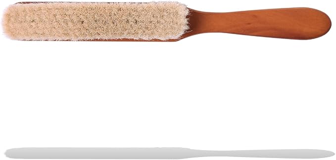 Garment Brush – Ultra Soft Goat Hair Clothes Brush – Lint, Dust & Pet Hair Remover for Suits, Jackets & Delicate Fabrics – Wooden Handle – Made in Germany