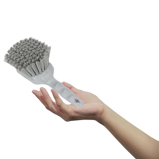 SPARTA 40541EC14 Plastic Scrub Brush, Utility Brush, Kitchen Brush With Hanging Hole For Cleaning, 8 Inches, Blue - (Pack of 1)
