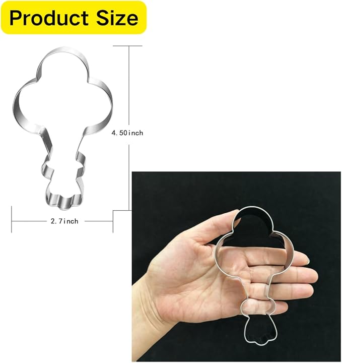 Balloon Cookie Cutter-4.5 Inch-Diswasher Safe-Metal Bunch Cookie Cutter Shape for Baking