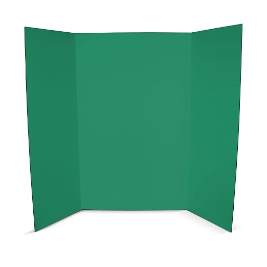 Flipside Products 36” x 48” Project Boards for Presentations, Science Fair, School Projects, Event Displays and Trifold Picture Board, Proudly Made in USA - Assorted Colors - 4 Pack