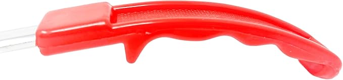 Generic 2 Pack - 2 oz. Portion Control Scoops, Spoodles - Red Handle Food Serving Spoon, Small, Silver, MCP02
